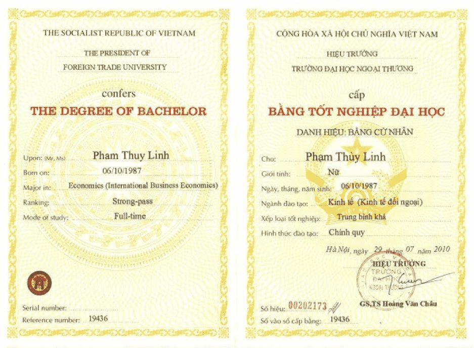 Làm Bằng Đại Học Ngoại Thương Uy Tín, Giá Rẻ Tại Làm Bằng Toàn Quốc