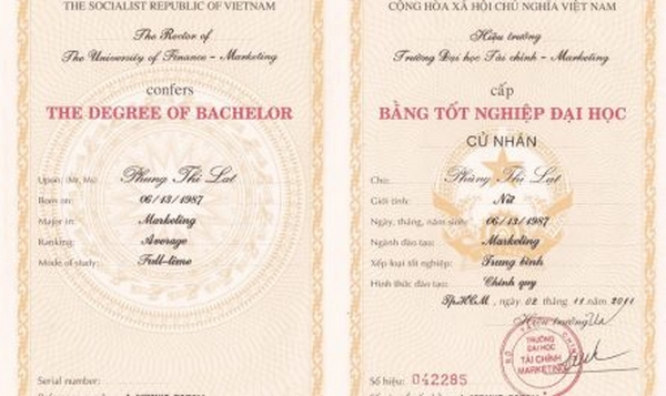 Làm Bằng Đại Học Tài Chính Marketing Uy Tín Giá Từ 2 Triệu